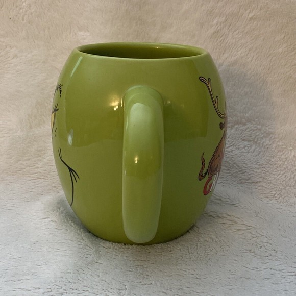 The Grinch and Cindy Lou Who Large Coffee Tea Cup Mug Dr. Seuss Merry Christmas - Picture 3 of 7